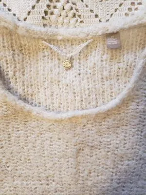knitted and knotted Sweater Shirt - Image 2