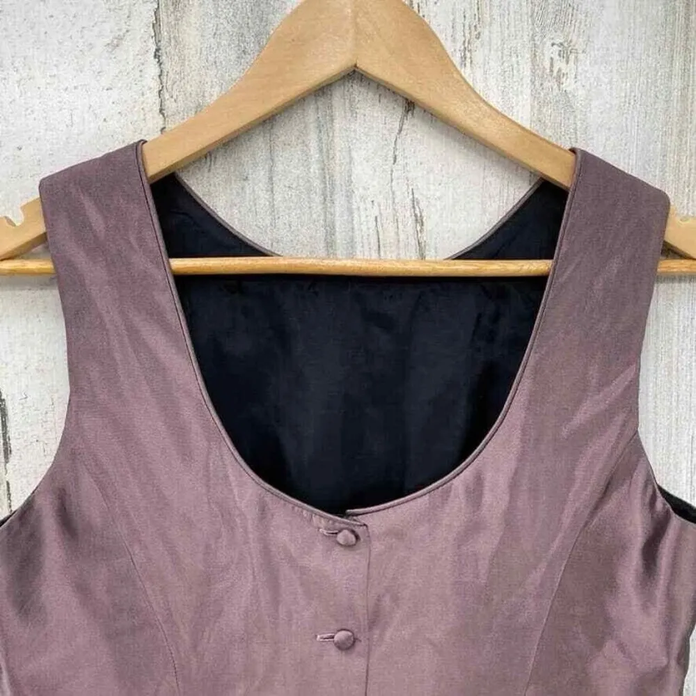 Scott McClintock Formal Dress Womens 12 Purple Acetate Top Skirt Set Tulle Skirt - Image 9