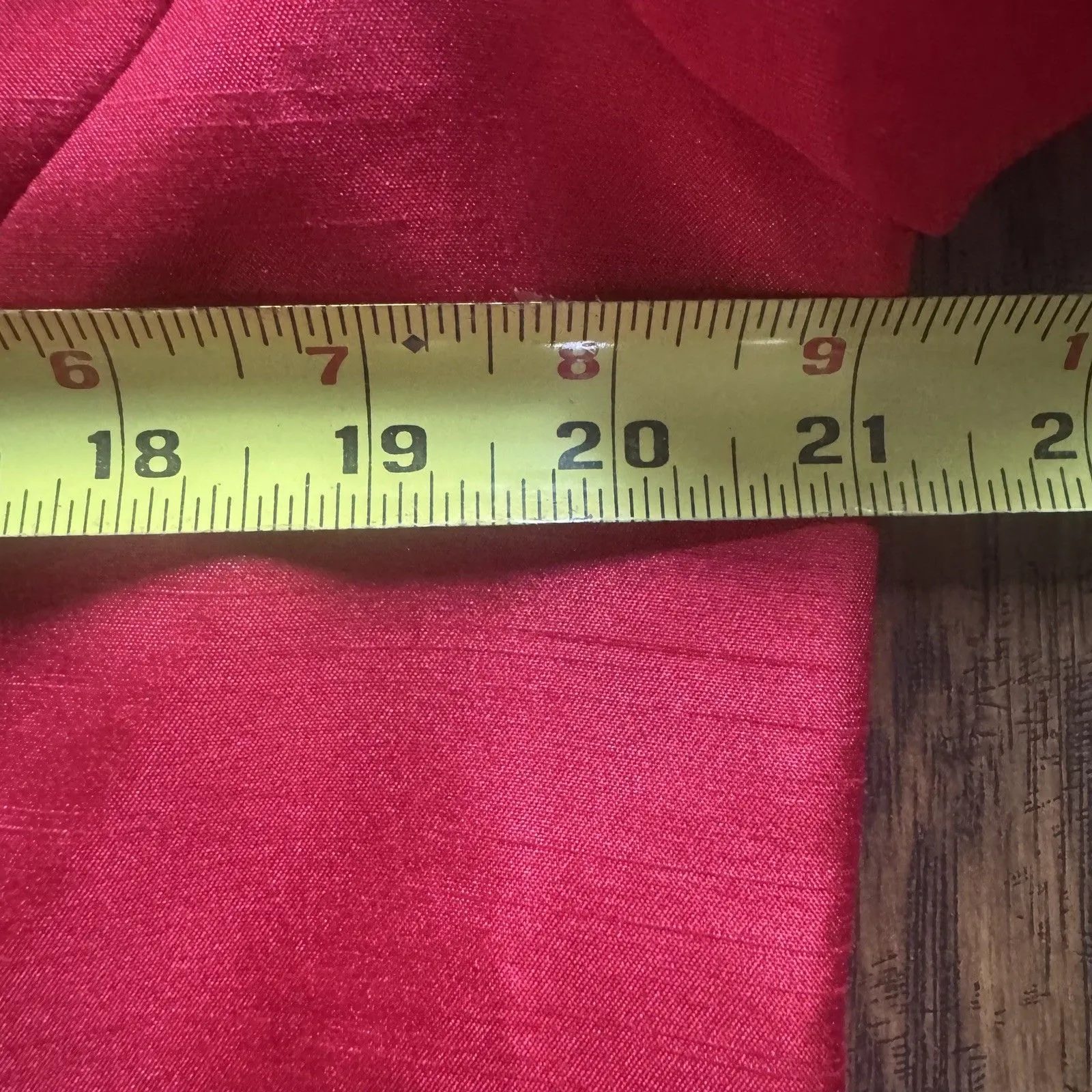 NWT Le Bos Jacket Blazer Short Red Peplum 3/4 Sleeve Womens Size 14W Holiday - Image 7