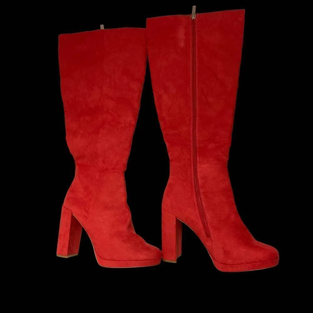  ‎JUST FAB Emmaline Platform Heeled Boot - Image 11