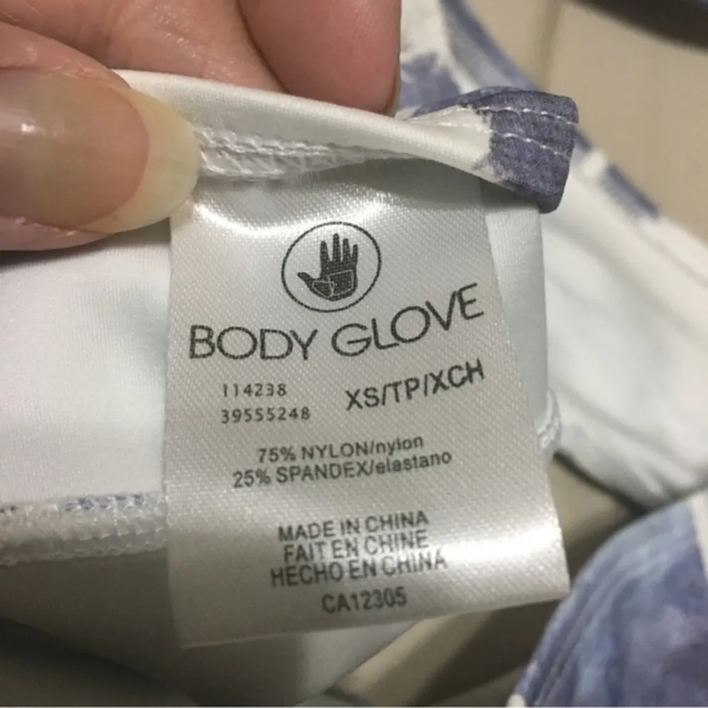 denim city palm print bikini small top xsmall bottoms - Image 6