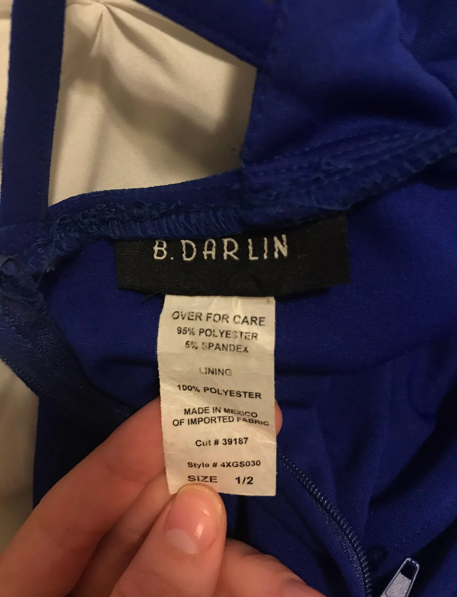 B Darlin Prom Dress - Image 3