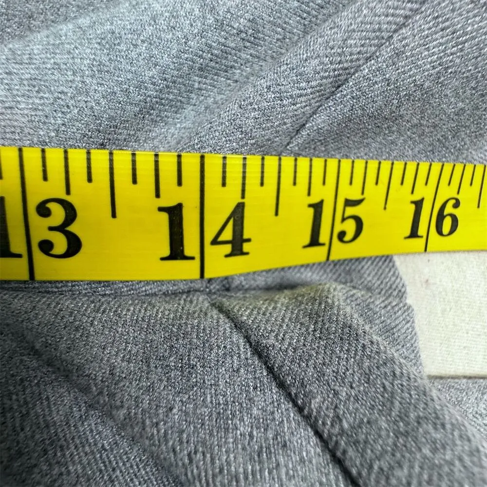 Worthington Women's Gray Straight Leg Pants Size 16 - Image 9