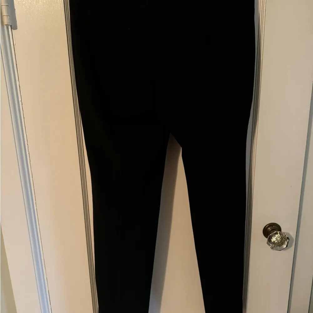 Ann Taylor Slacks Women's Size 6 Petite Black Solid Trouser Leg - Image 7