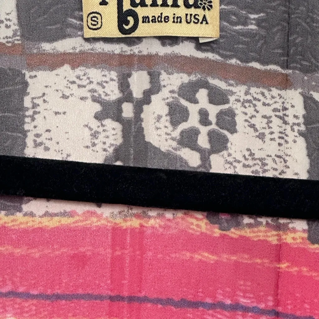 Show Me Your Mumu Wild Wyoming Bardot Aztec V Neck Blouse‎ Swing Blouse Size S - Image 3