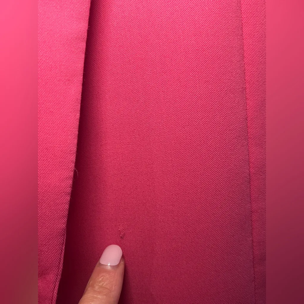 Zara Vibrant Pink Oversized Blazer Size S FLAWED - Image 6