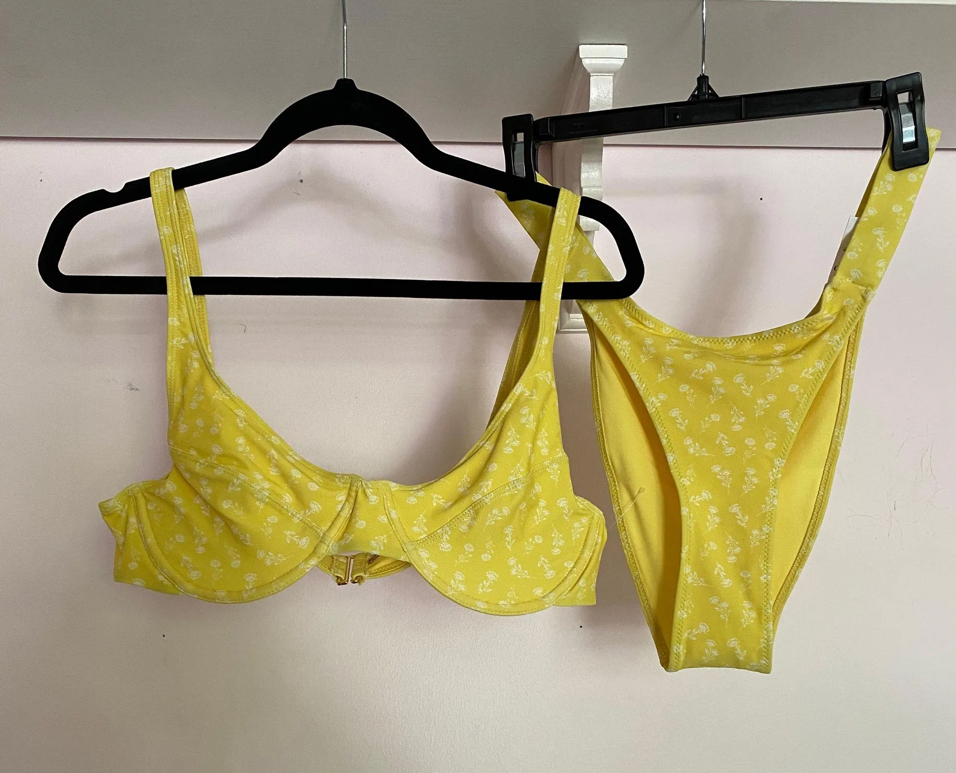 House Of CB MARIPOSA YELLOW WHITE FLORAL PRINT BIKINI - Image 2