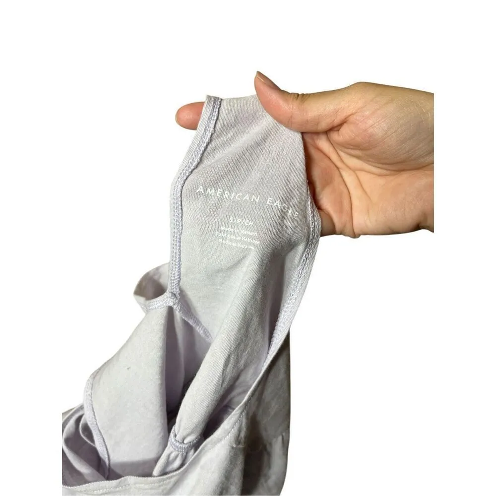 American Eagle Tunic Top Light Purple‎ NWT Size Small - Image 5