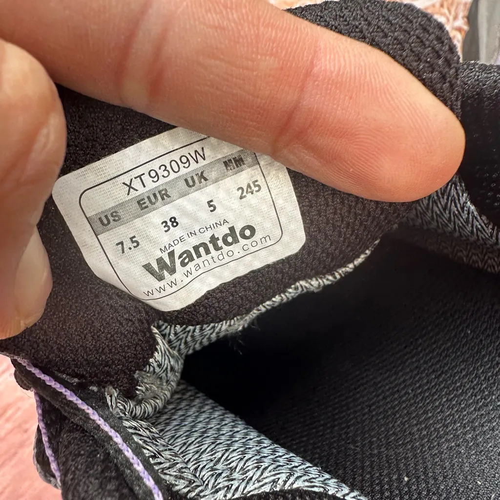 Wantdo Women's Hiking Shoes Wateproof Non Slip Outdoor Walking shoes Purple Size 7.5 - Image 6