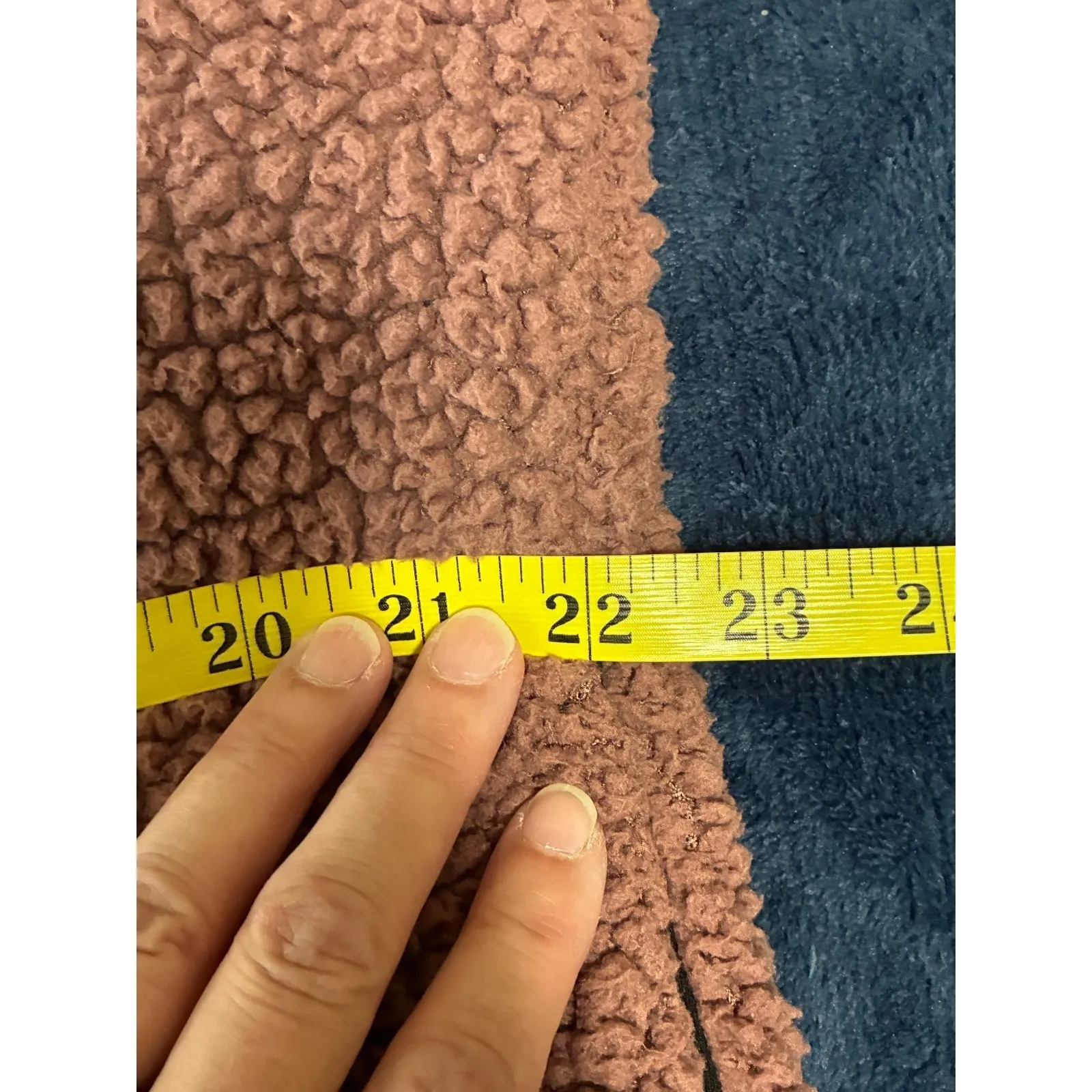 PINK Victoria's Secret Black‎ and Pink Full Zip Sherpa/Fleece Jacket Size Large - Image 9