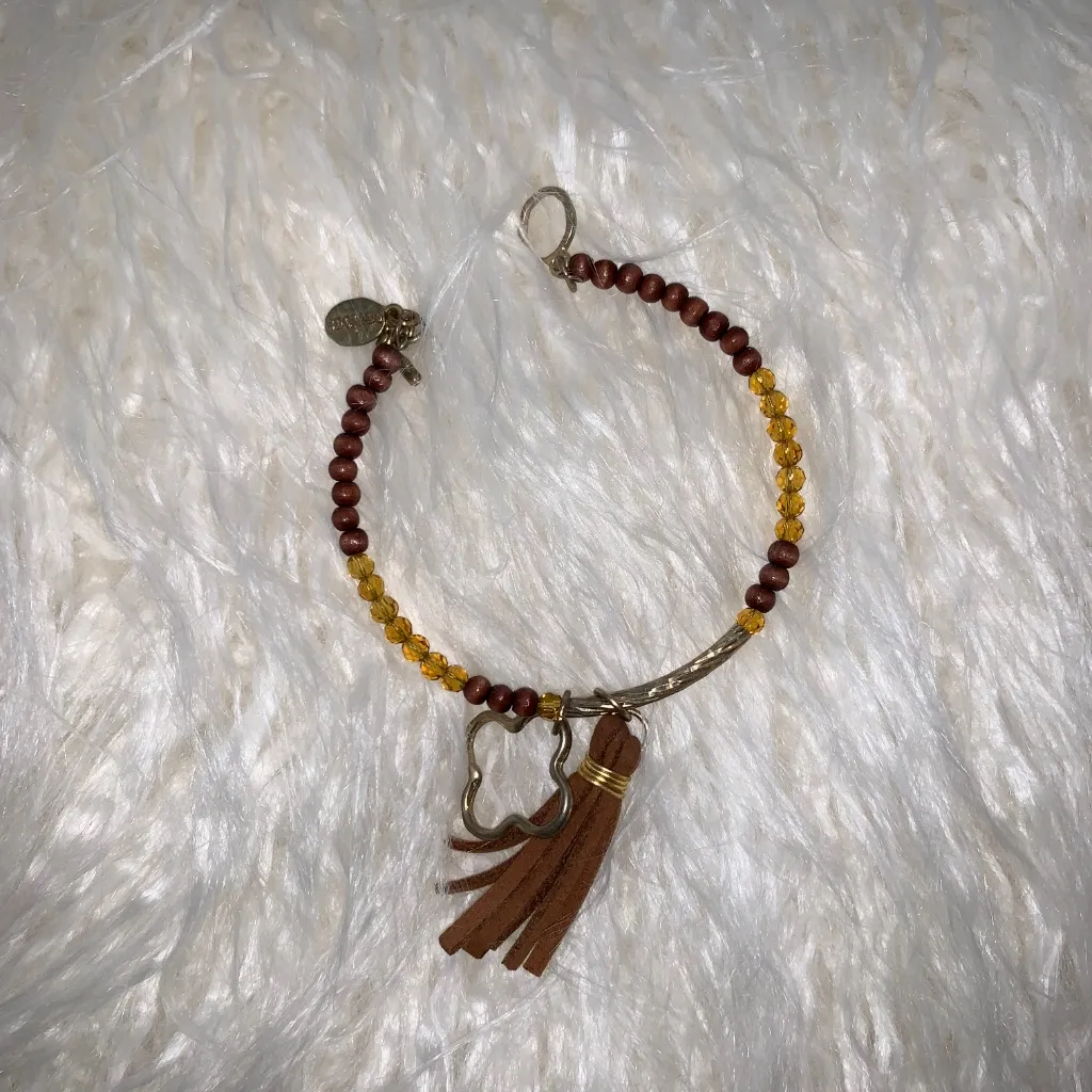 Cute Tassel Bracelet Silver - Image 3