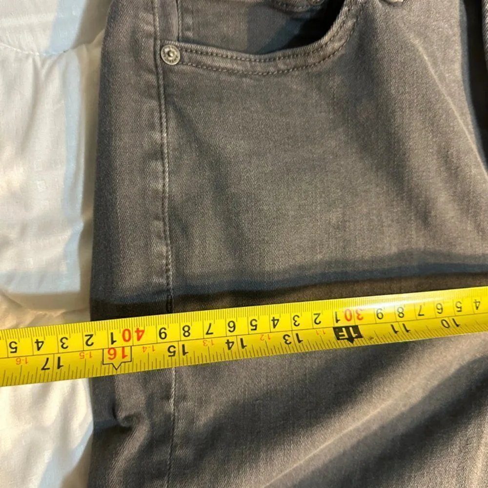 American Eagle Size 10 Short Hi-Rise Inseam: 26 inches Dark grey Denim Skinny - Image 6