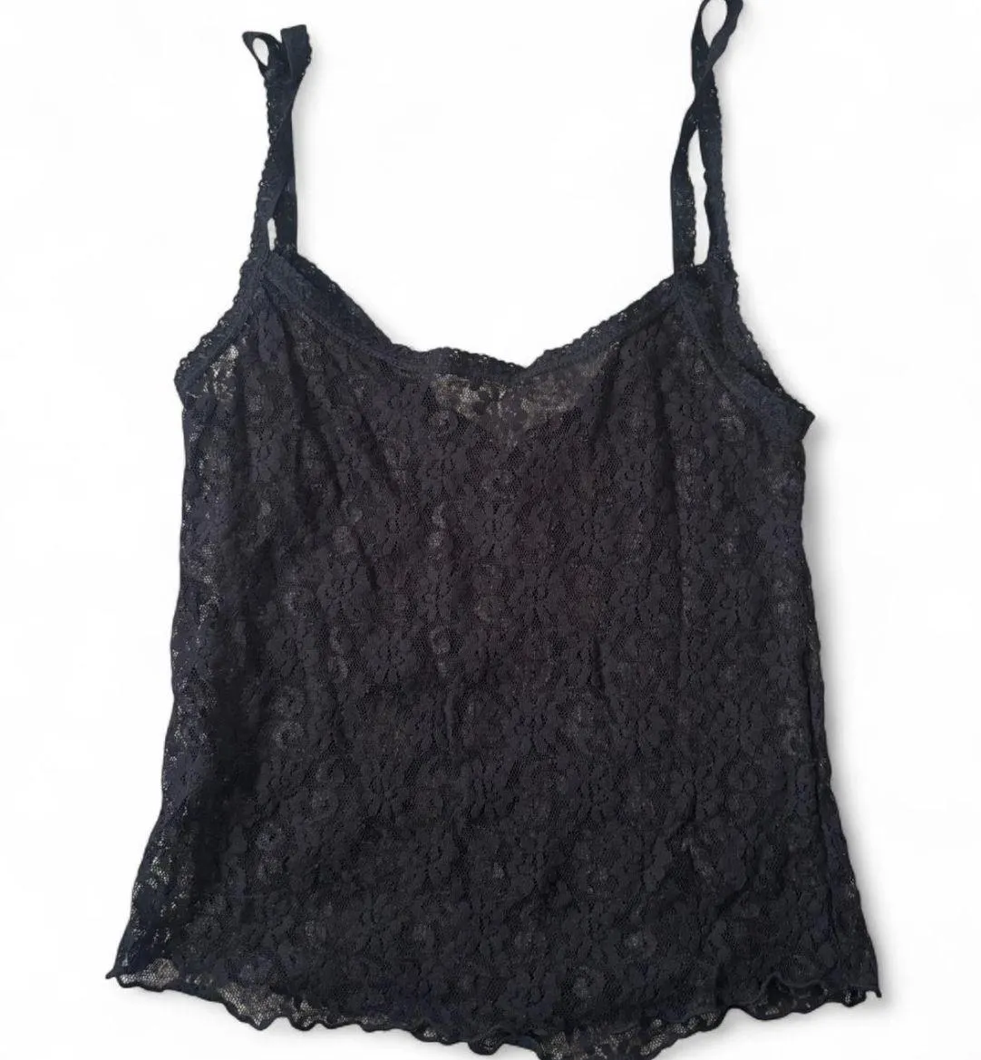 Brandy Melville Tank Black Lace - Image 3