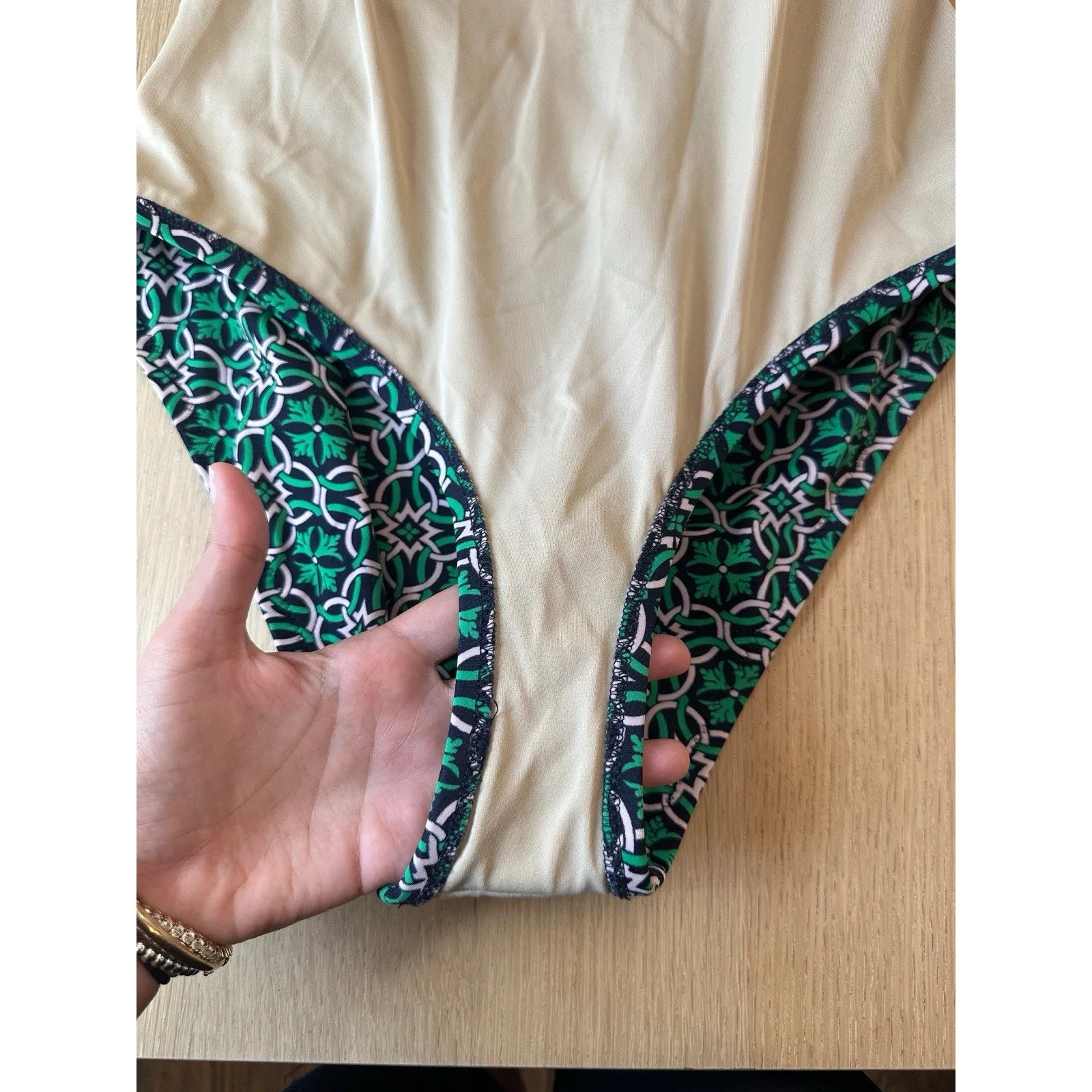 J. Crew Rushed One Piece Tummy Control Swimsuit Size 10 2355 - Image 4