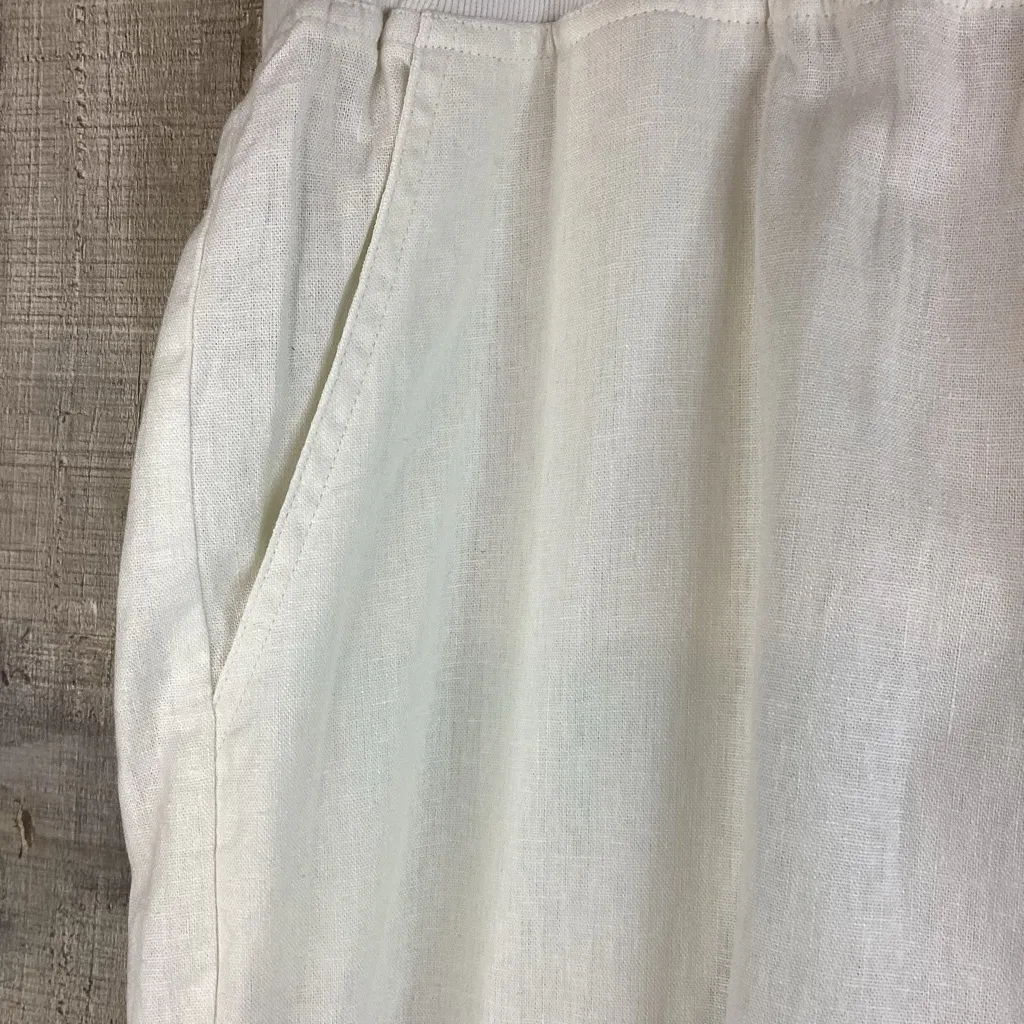 Woman Within Size 28 Tall Linen/Rayon Blend Pull On with Front & Back Waistband - Image 9