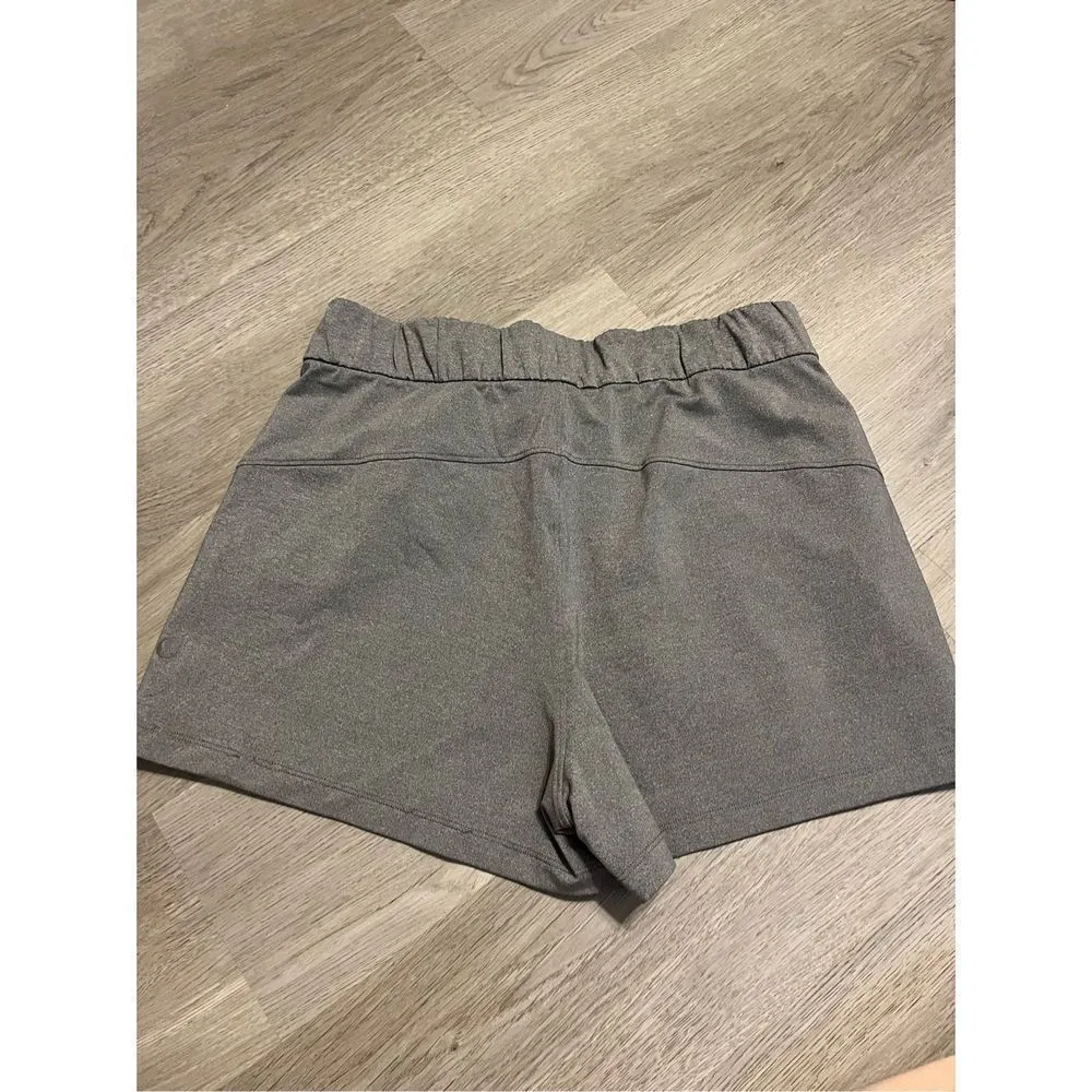 Lululemon On The Fly Mid Rise Shorts Gray Size 6 - Image 3