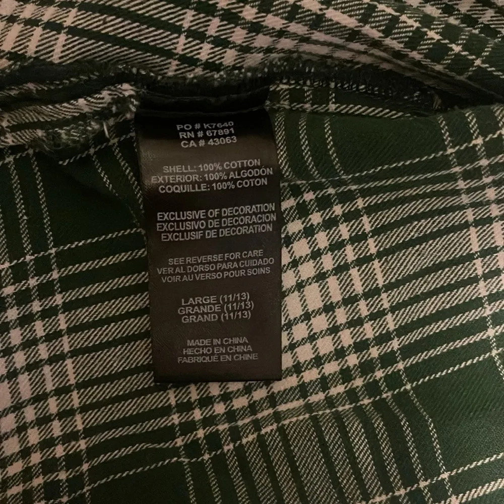 Michigan state flannel Green Size L - Image 4