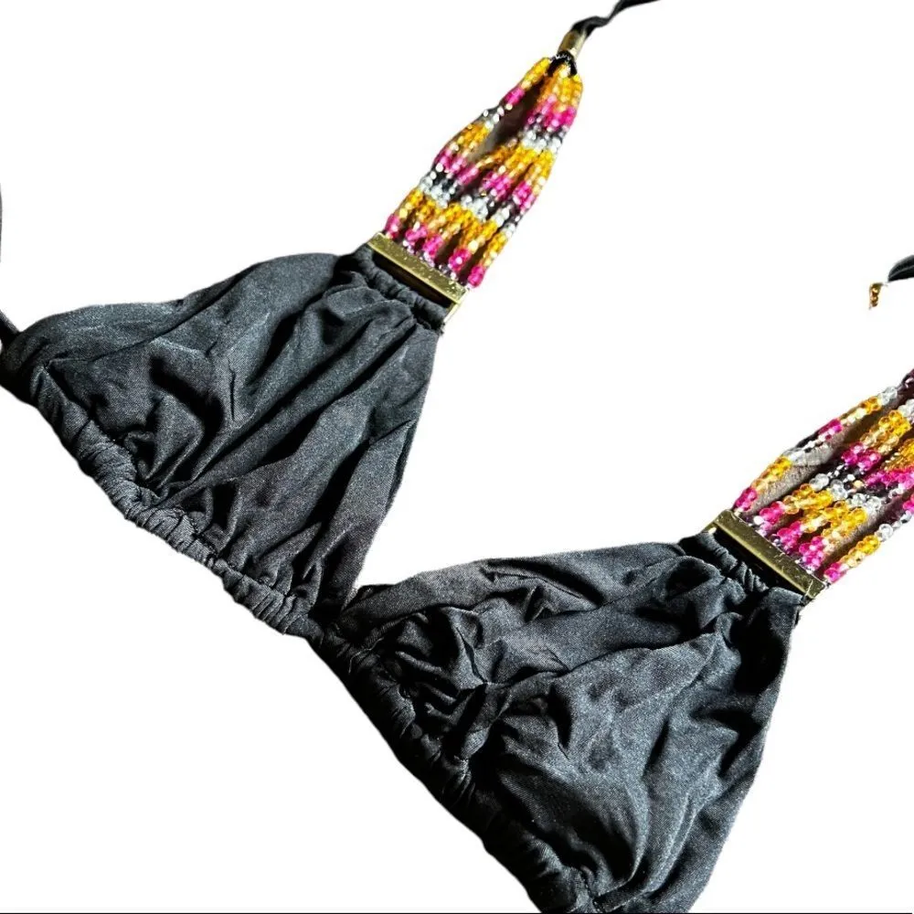 Beach Bunny Out Of Your League Beaded‎ Bikini Top - Image 3