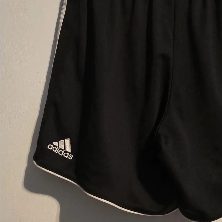 Adidas Black Shorts with White Trim - Image 8