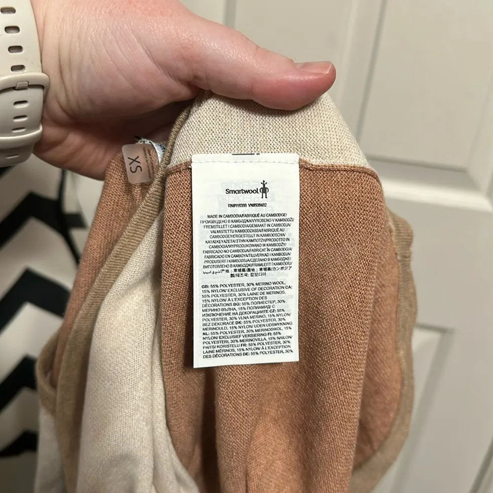 SMARTWOOL Shadow Pine Colorblock Sweater - Image 5