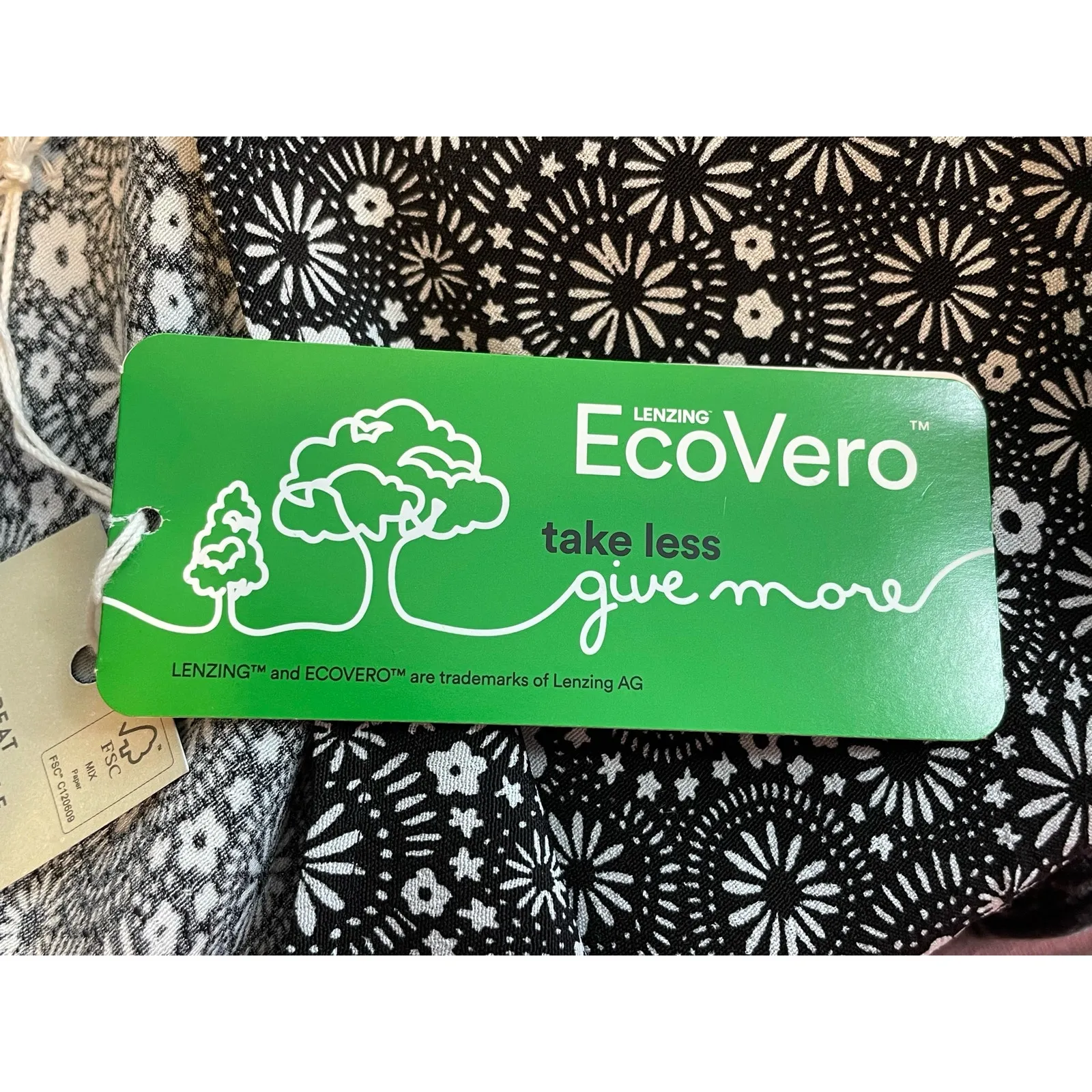 Boden Mini Dress Size 4 Black Dainty Flower Peplum Hem Preppy Country Club NWT - Image 8