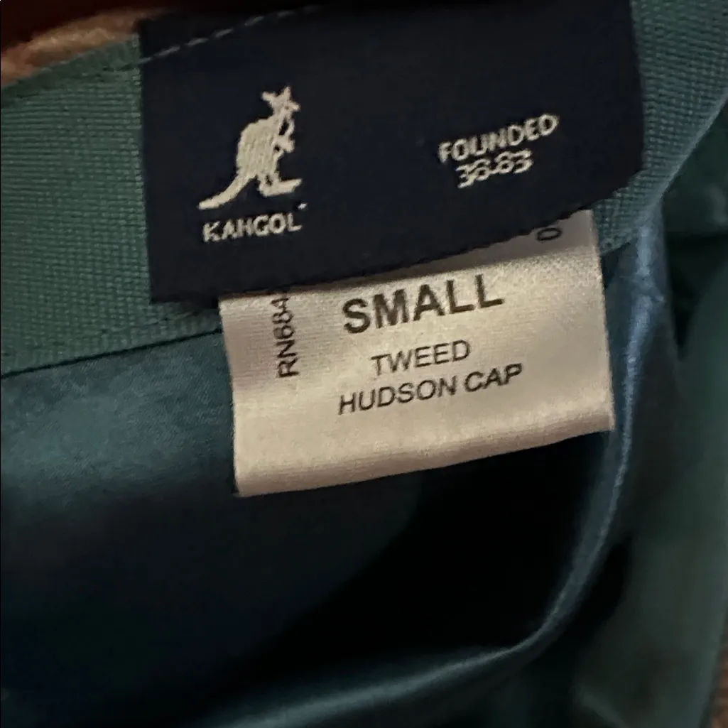 KANGOL Unisex Neo Tweed Hudson Cap Brown - Image 2