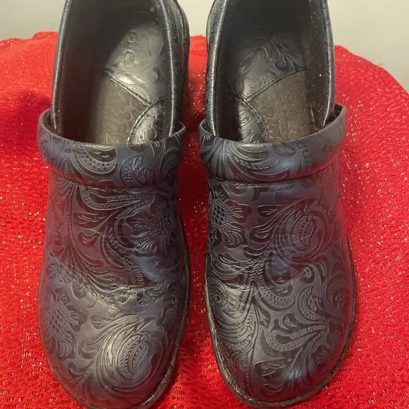 BOC Black Born Concept Clogs Womens Size 9.5 Slip On Shoes Paisley Nurse Mules - Image 2