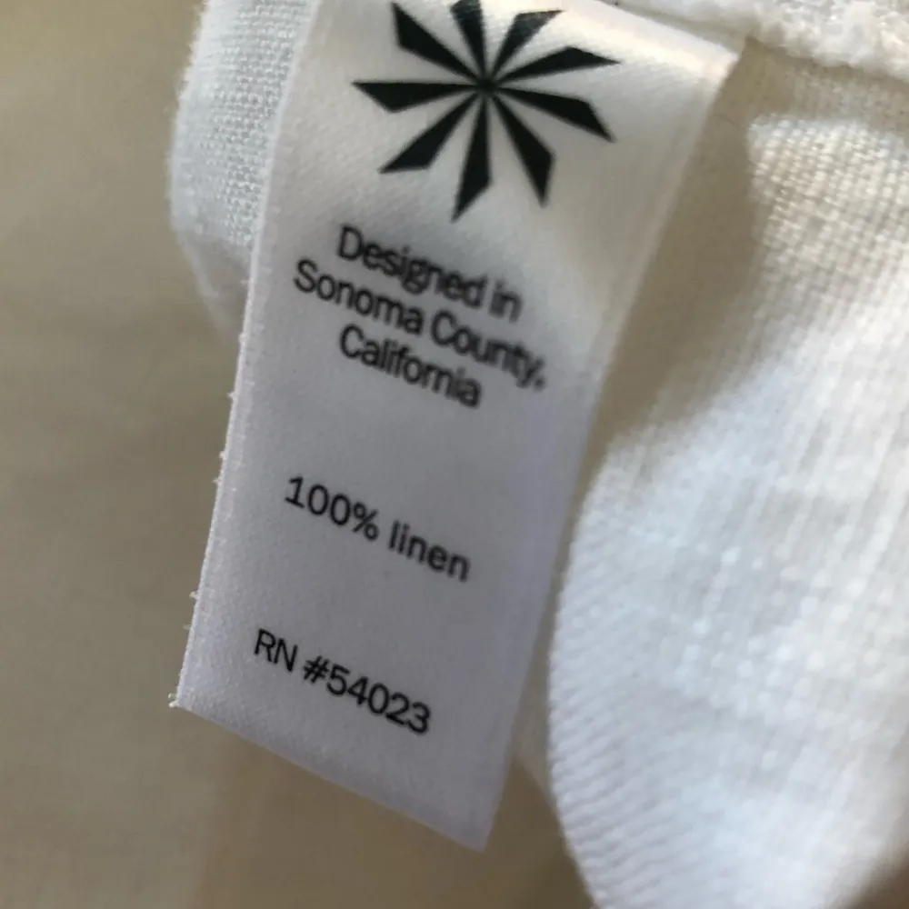 Athleta wanderbout White linen zip up vest sz xxs - Image 6