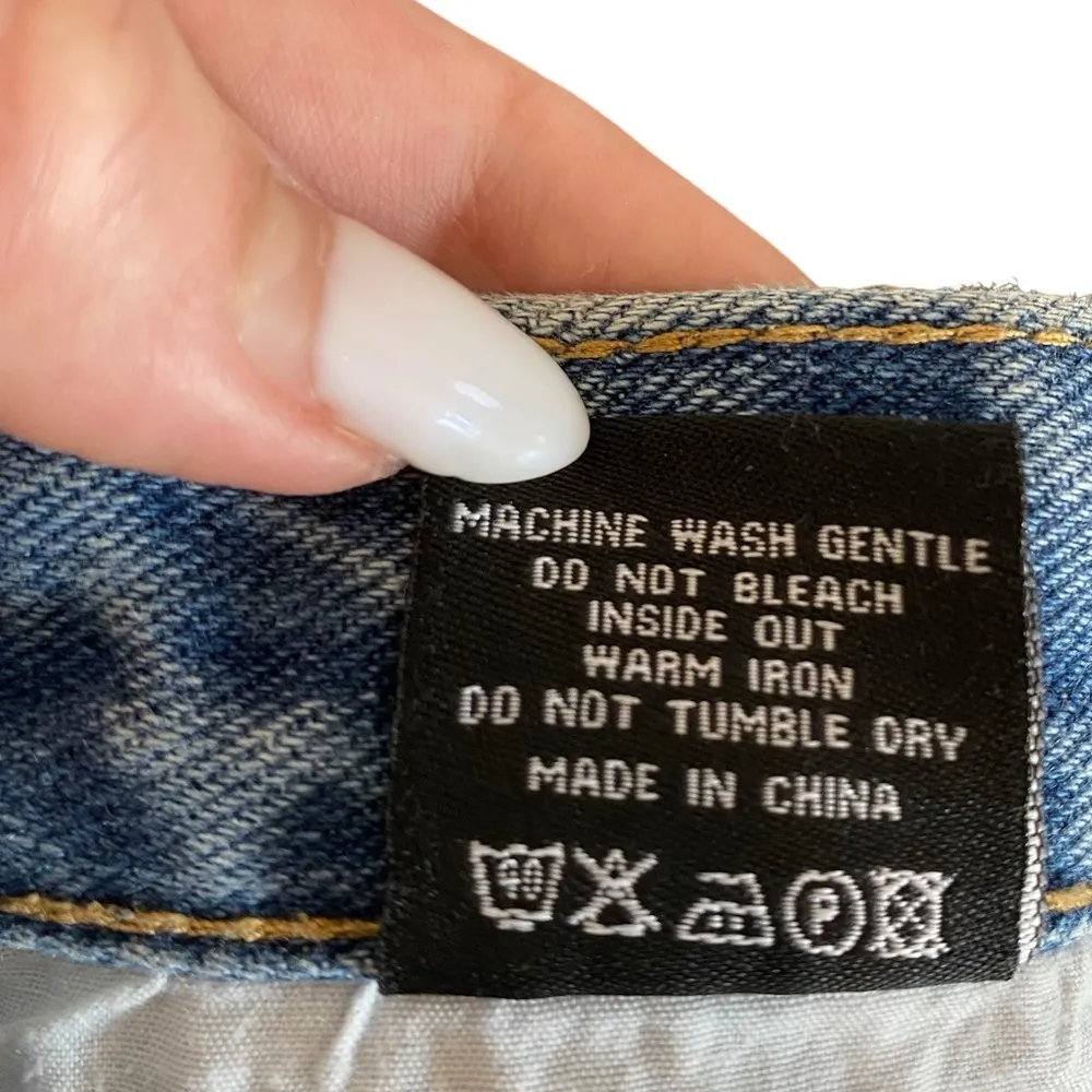 7 For All Mankind High Waist Ankle Skinny Jeans With Silver Shimmer Side Stripe - Image 15