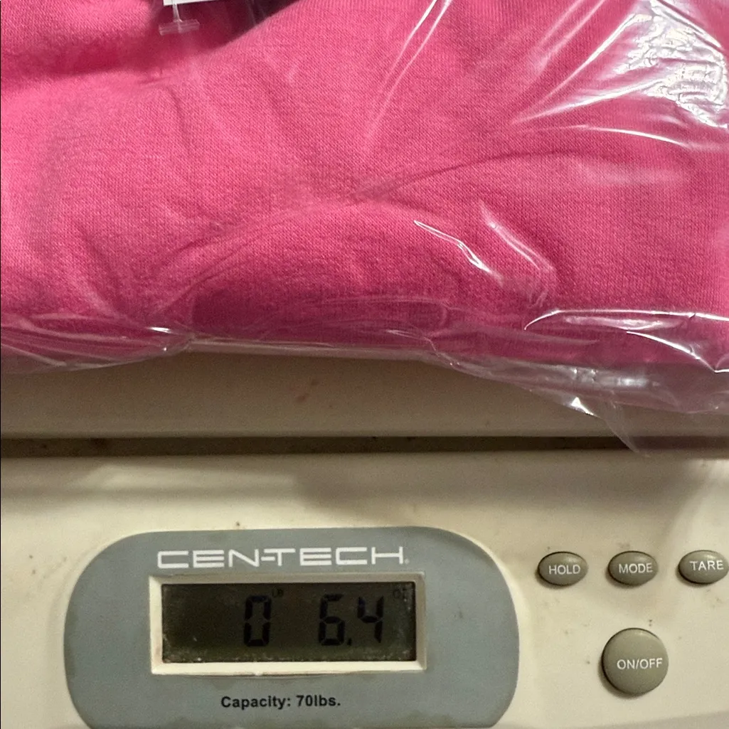 Crown & Ivy size XS solid pink short sleeve pink rage round hem tee casual new - Image 9