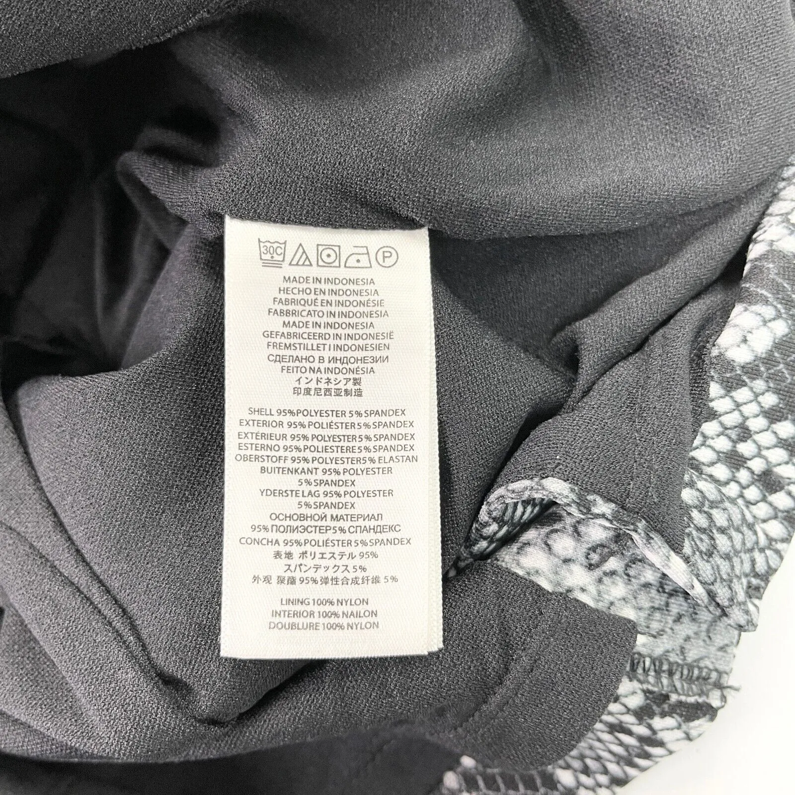 Michael Kors Office Siren‎ Skirt Womens 4 Snakeskin Print Mobwife Grunge Retro Black - Image 7