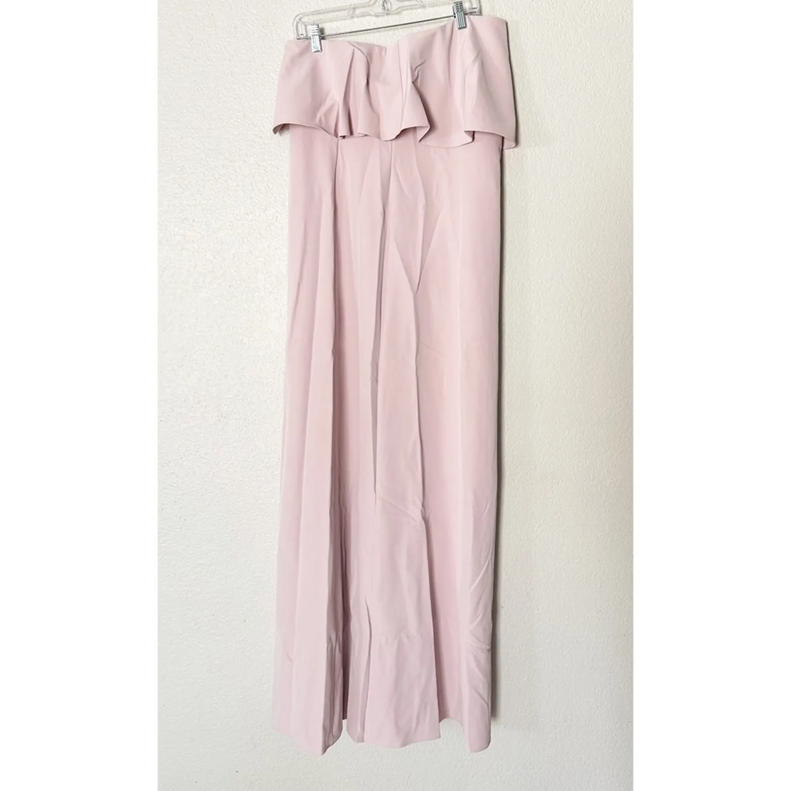 Show Me Your MuMu Monaco Ruffle‎ Gown Bridesmaid Dress - Image 4