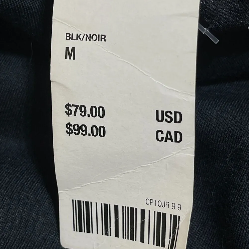 New BDG Urban Outfitters Pullover Jacket Teddy Fluffy Hood Black Size M Medium - Image 6