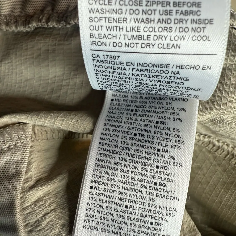 ATHLETA Trekkie North Jogger Ecru Tan Khaki Mid Rise Pants #405726 W1250 Sz 12 - Image 11