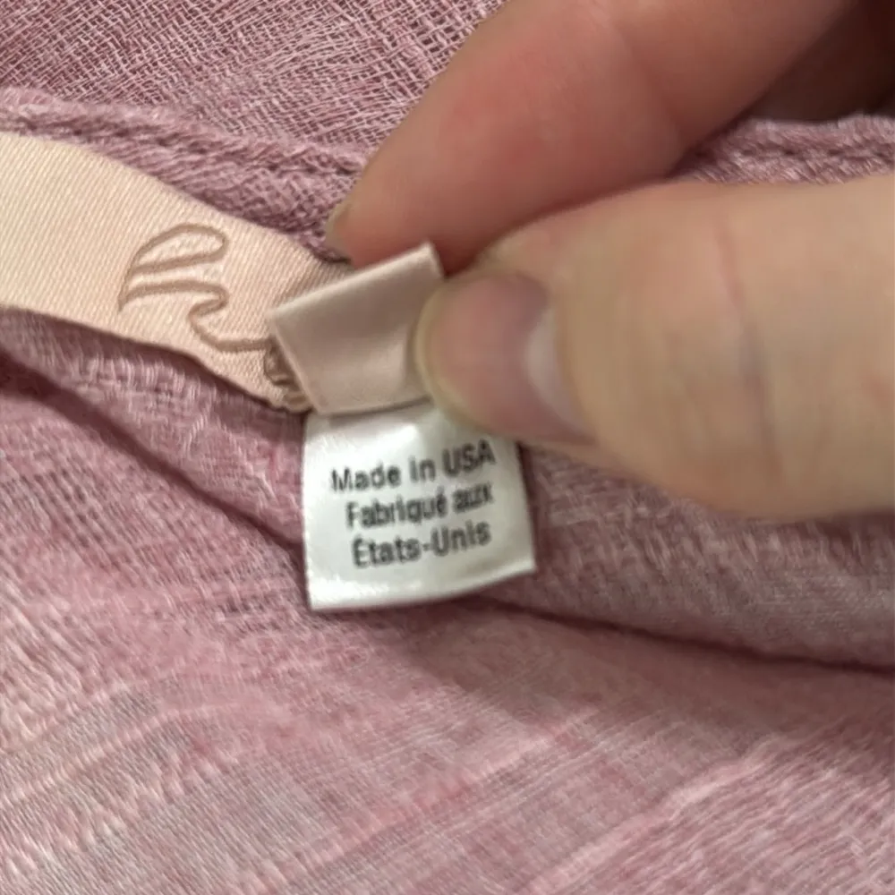 Hutch Anthropologie Azalea Puff Sleeve Blouse Shirt Buttons Cottagecore size XL - Image 9