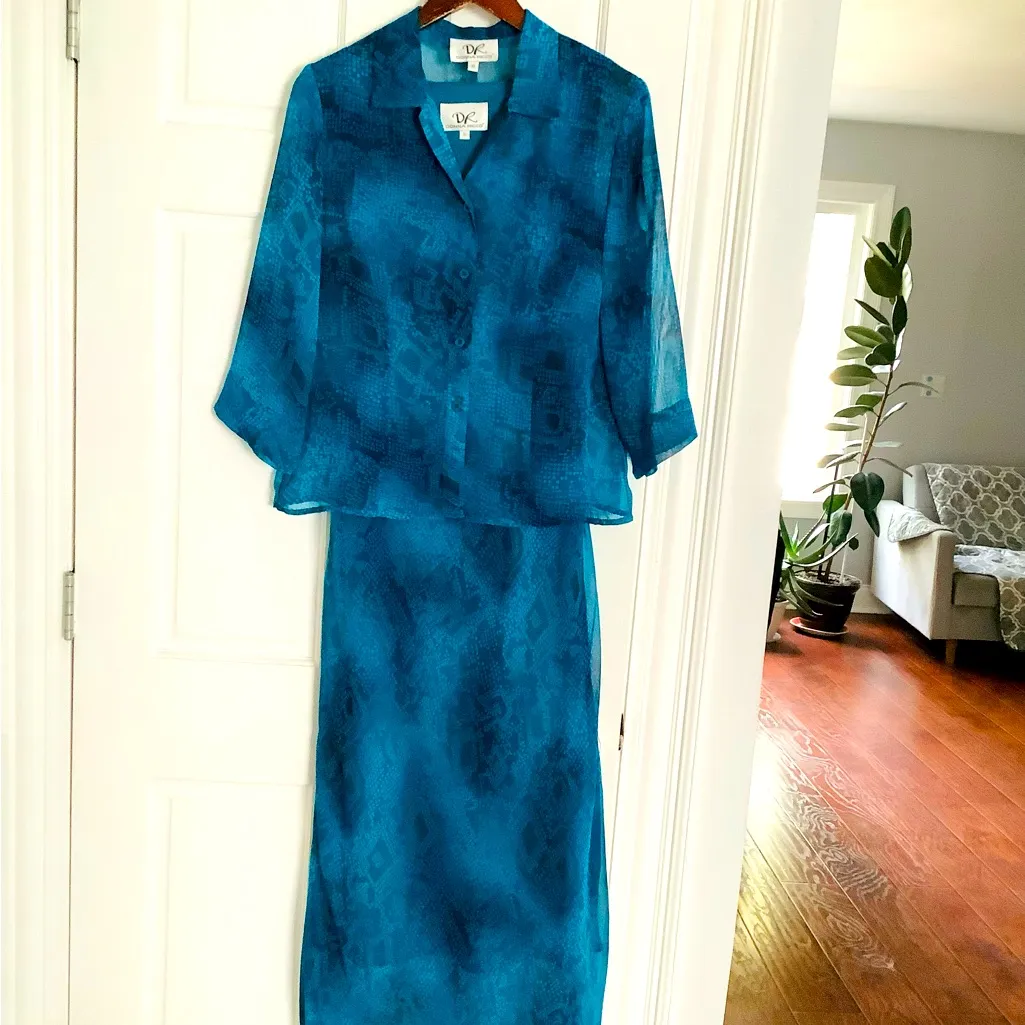 Two pieces set - dress with jacket 💙 - Image 4