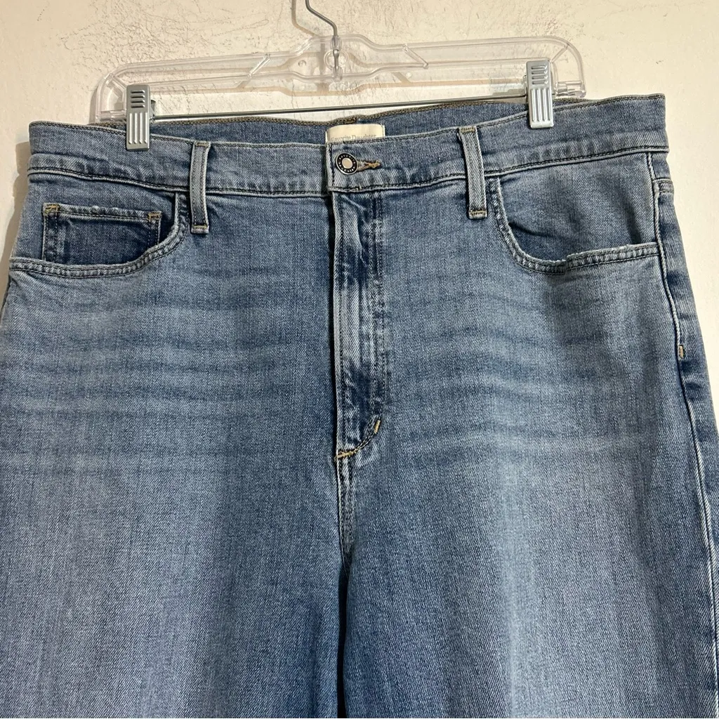 Favorite Daughter The Valentina Tower Super High Rise Cigarette Jeans Size 33 Blue - Image 6