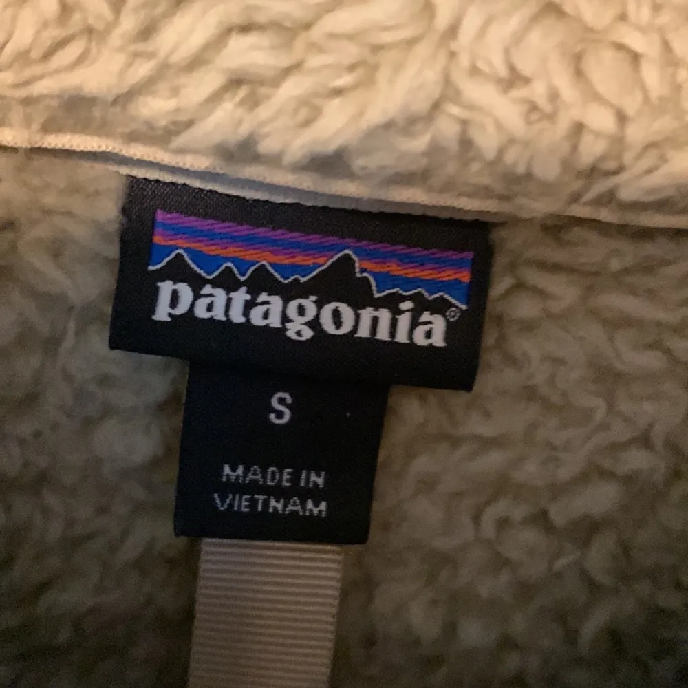 Patagonia Quarter Zip Tan Pullover Size S - Image 3