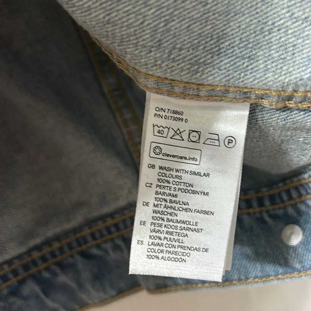 H&M Blue Jeans Denim Vest(Size 8) - Image 5