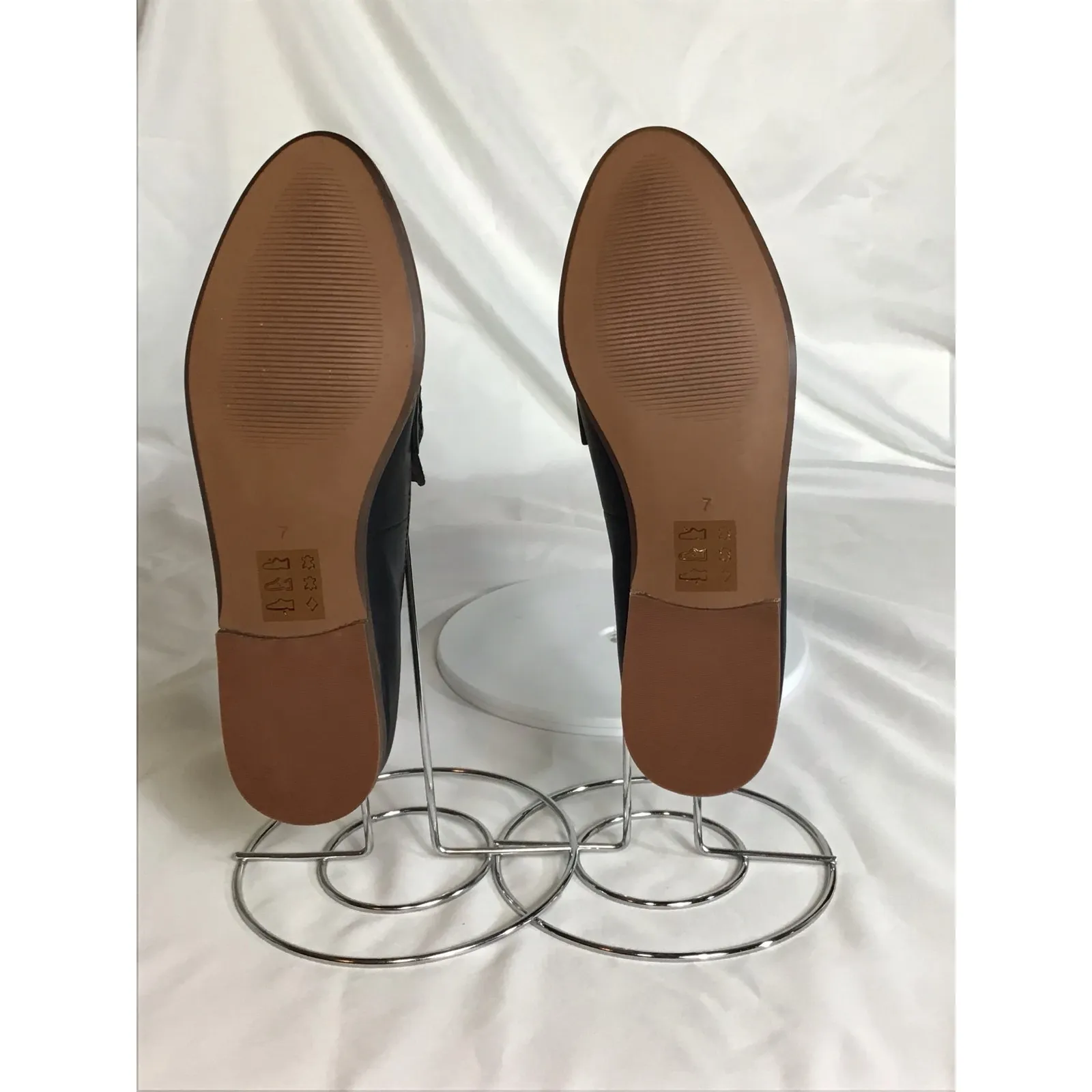 Madewell Women Suede & Leather Loafer “The Alex Loafer” Sz. 7  Black NWOT - Image 8