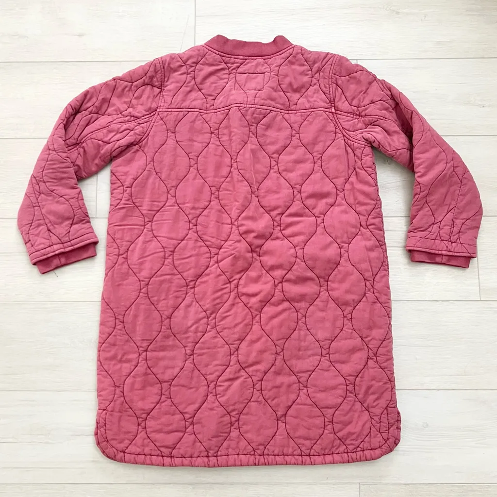 7 for All Mankind Quilted Coat Size Large - Image 4