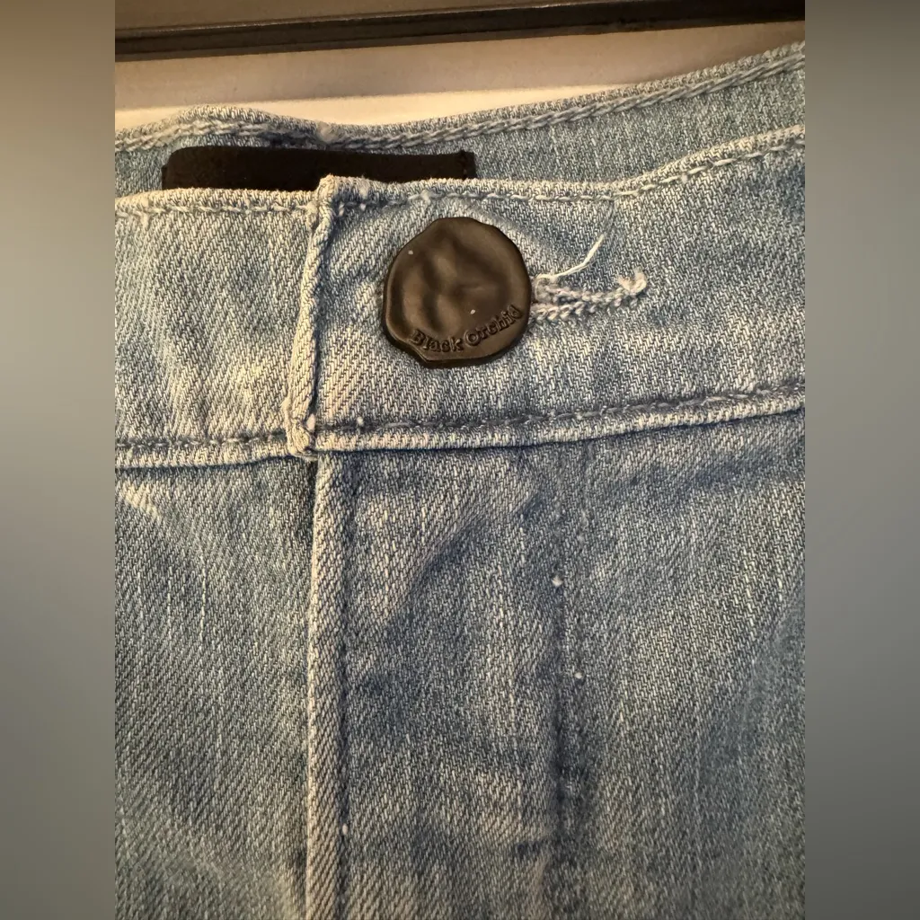 Black Orchid Blue & White Ombre Jean Women’s Denim Cotton Shorts Size 27 - Image 7