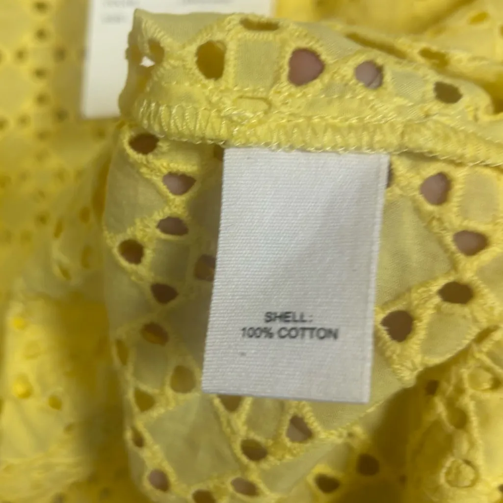 Marled Yellow Button Down Shirt Size‎ XS - Image 6