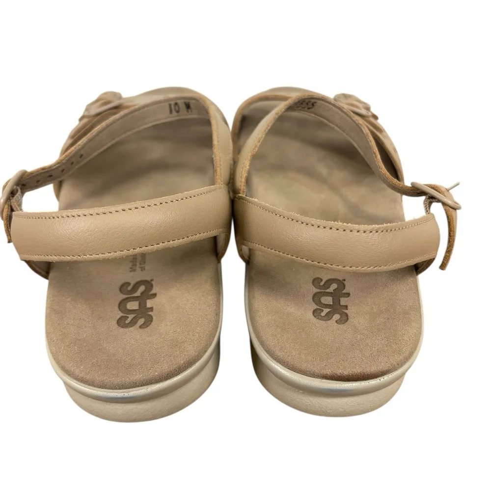 SAS Duo Comfort Sandal Linen Beige Warm Stone 10 M Women's Shoes New In Box Tan - Image 4