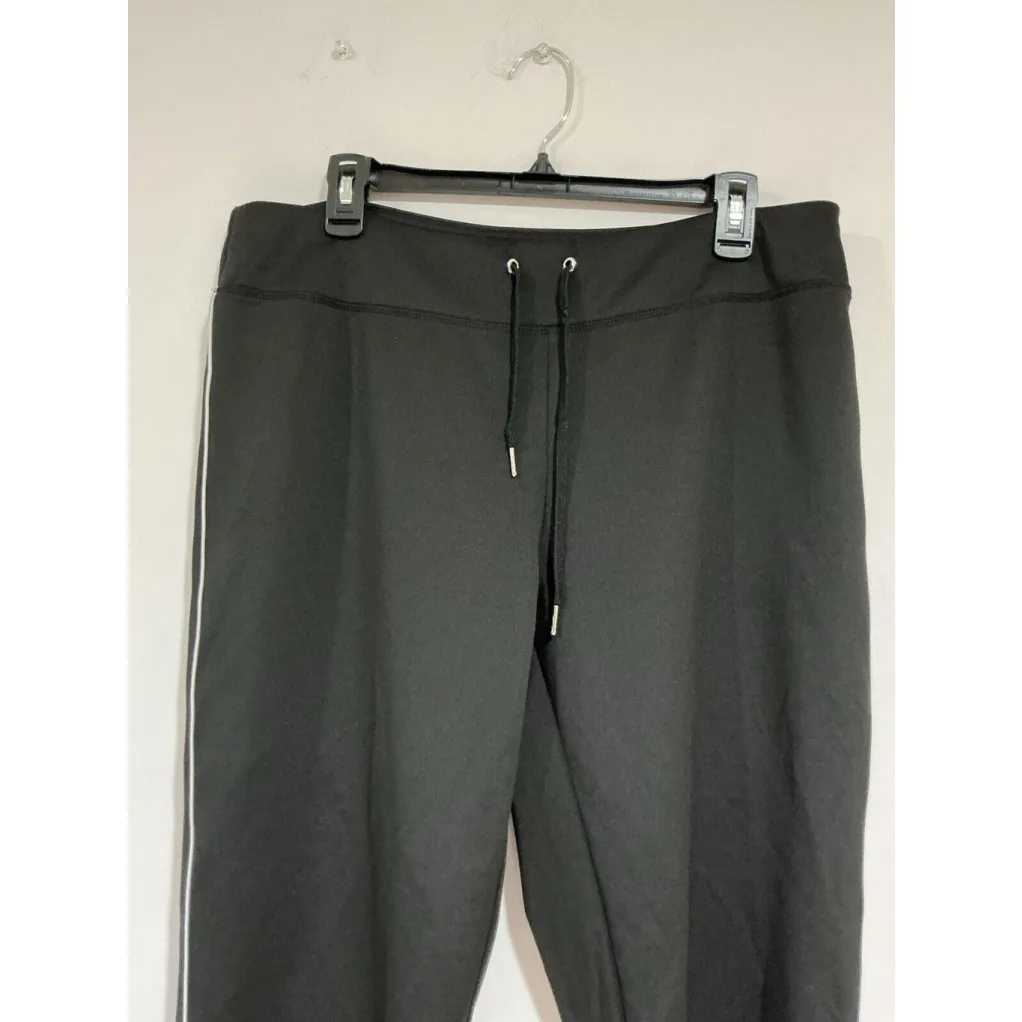 Woman’s Zeroxposur Black Large Capri Wide Leg - Image 2