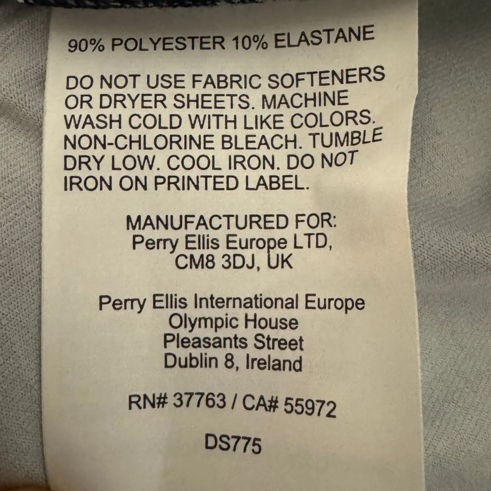 BEN HOGAN Long Sleeve Pixel Floral Sun Performance Knit Golf Top NWOT Small Black - Image 6