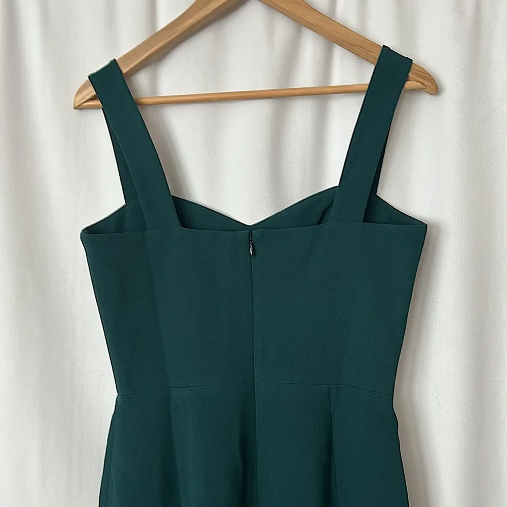 Dress the Population NWT Emerald Green Sleeveless Strap Sheath Dress **Sz M** - Image 4