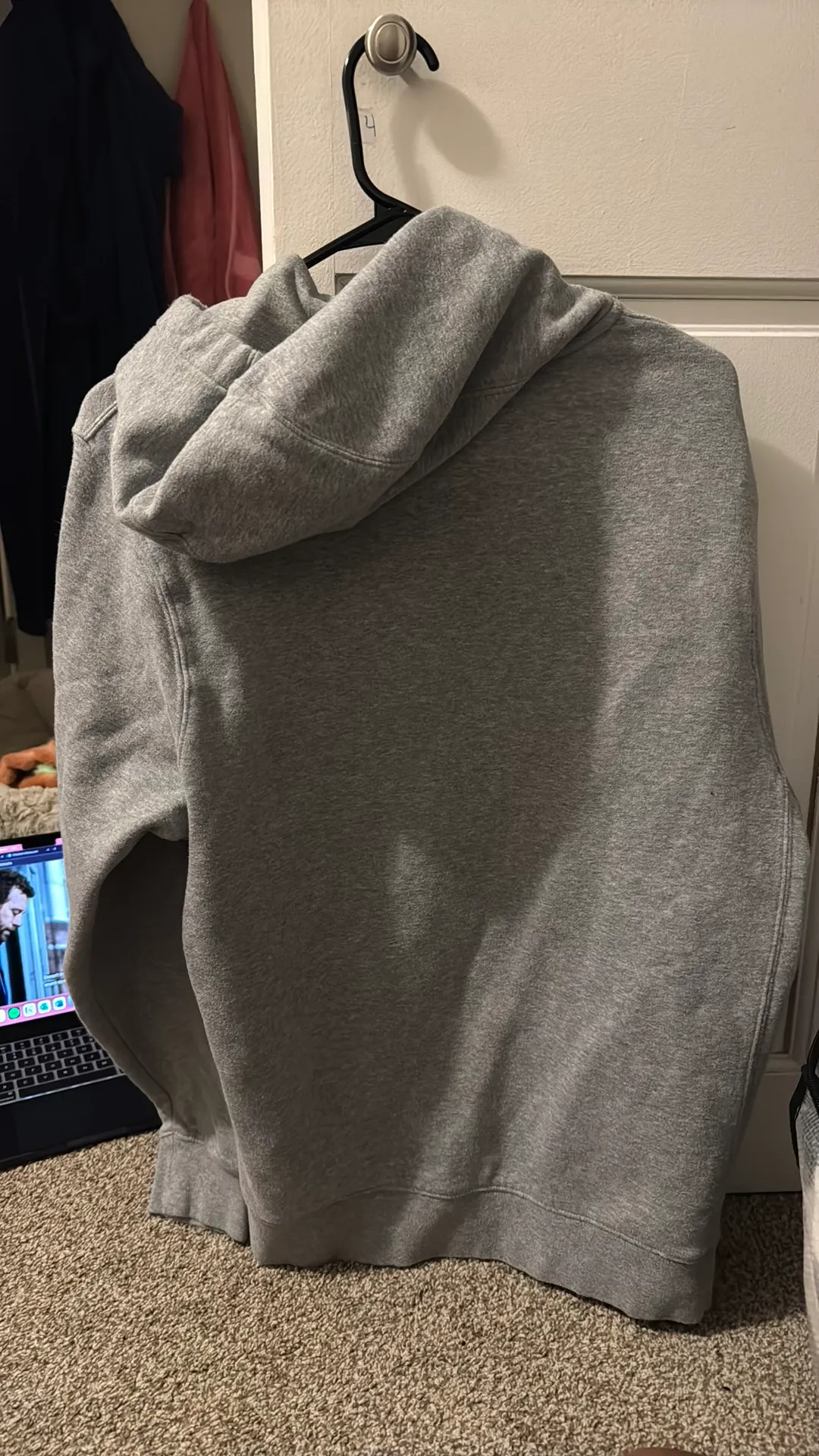 Grey Nike Hoodie Pullover - Image 3