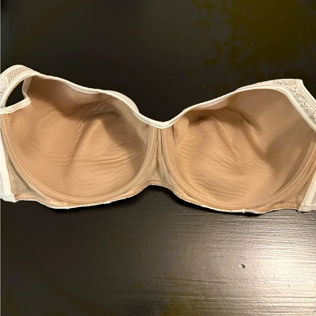 Cacique Lace Bra - White/beige 44DDD - Image 5