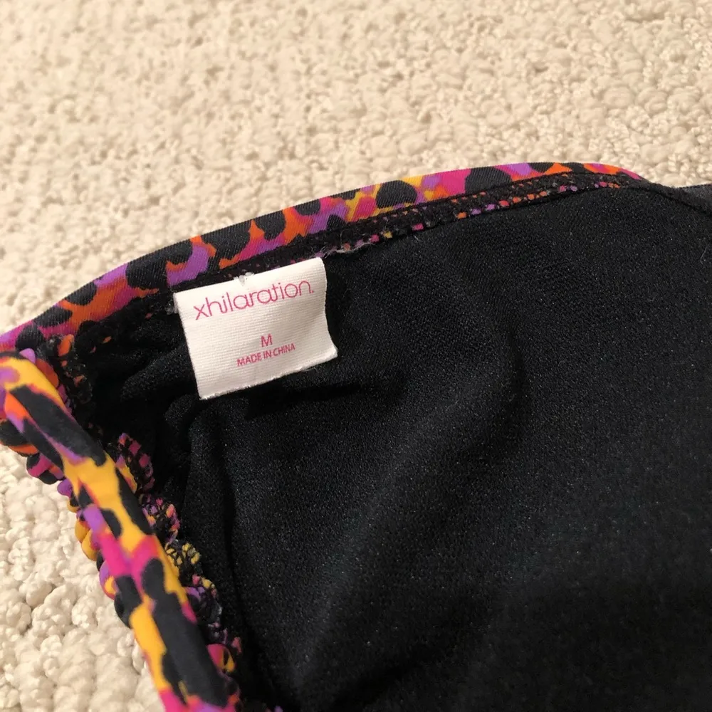 Xhilaration Multicolor Leopard Print Bikini Top - Image 3